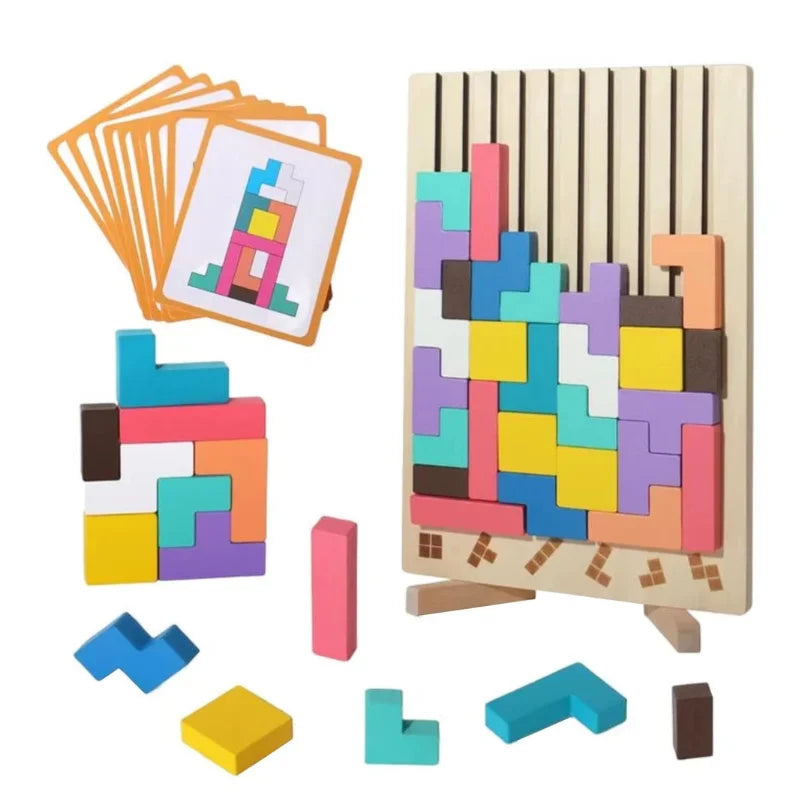 Jeu Tétris en bois (3 ans+)