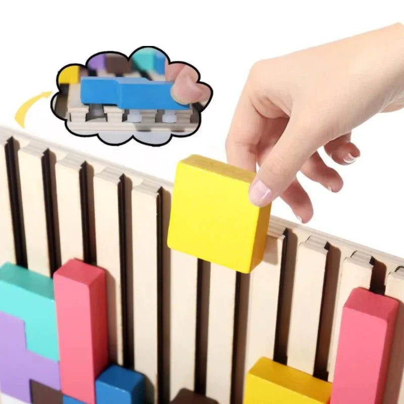 Jeu Tétris en bois (3 ans+)