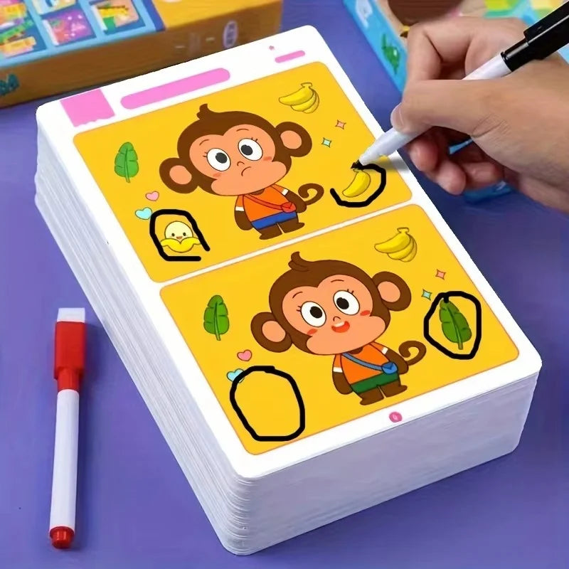 Jeu de Cartes “Cherche & Trouve” effaçable (3ans+)