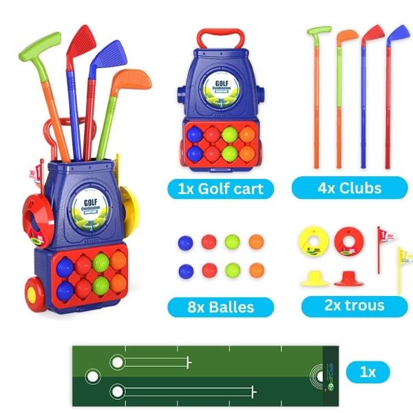 Kiddo Golf club - Kit complet (3 à 11 ans)
