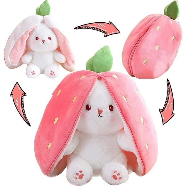 Plushie Bunny Réversible 25cm