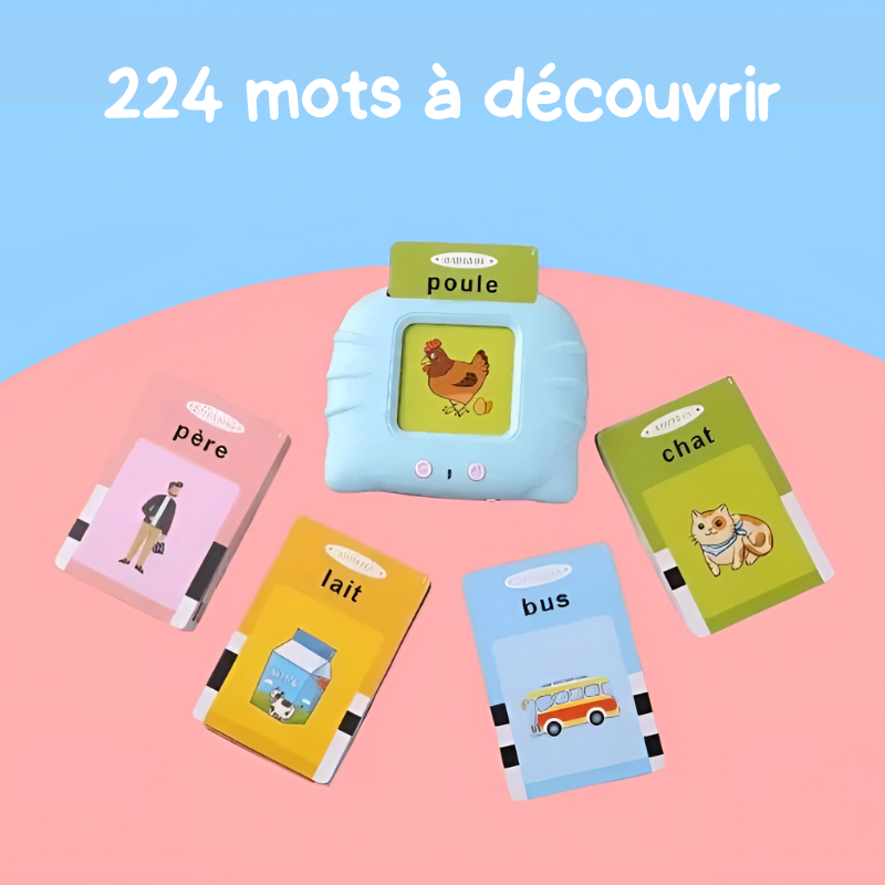 Mes Premiers Mots – Cartes Parlantes Éducatives (1 à 6 ans)