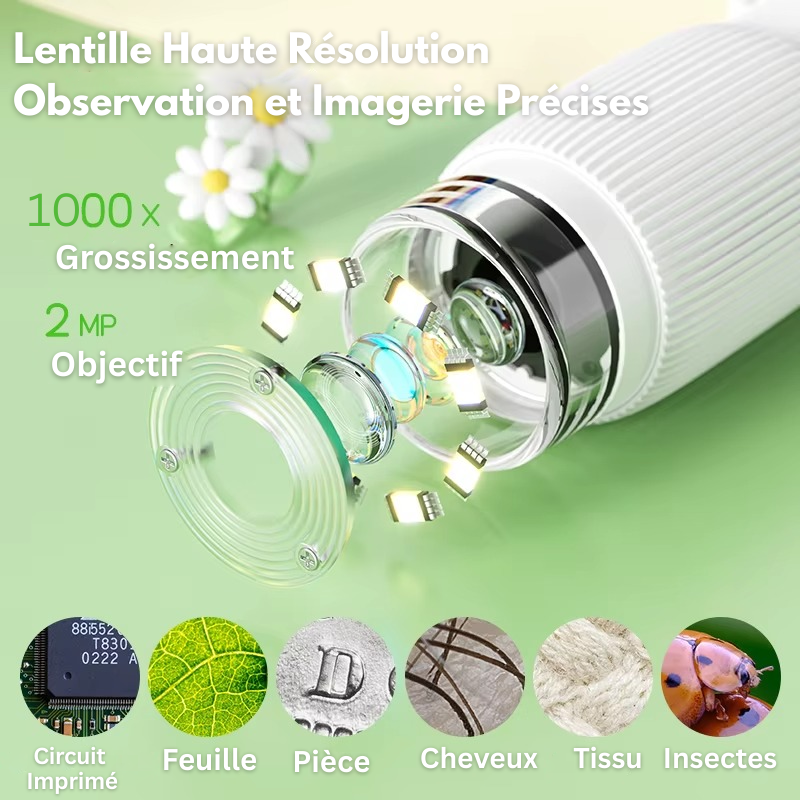 Digiscope 1000 - Microscope pour Enfants (3 ans+)