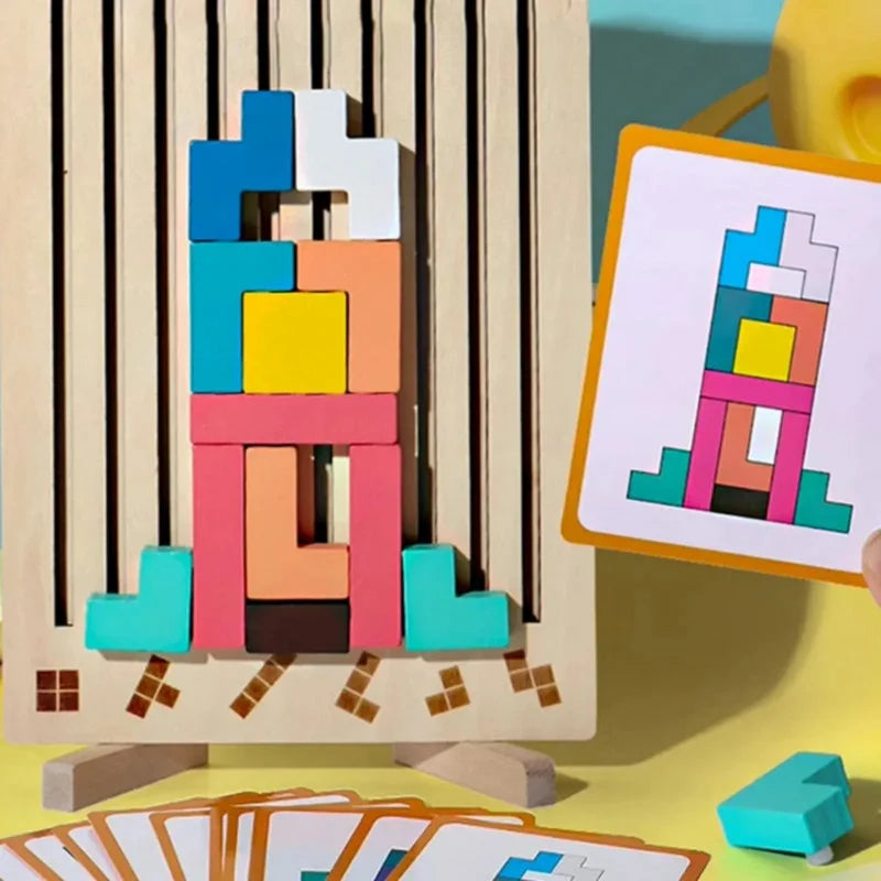 Jeu Tétris en bois (3 ans+)