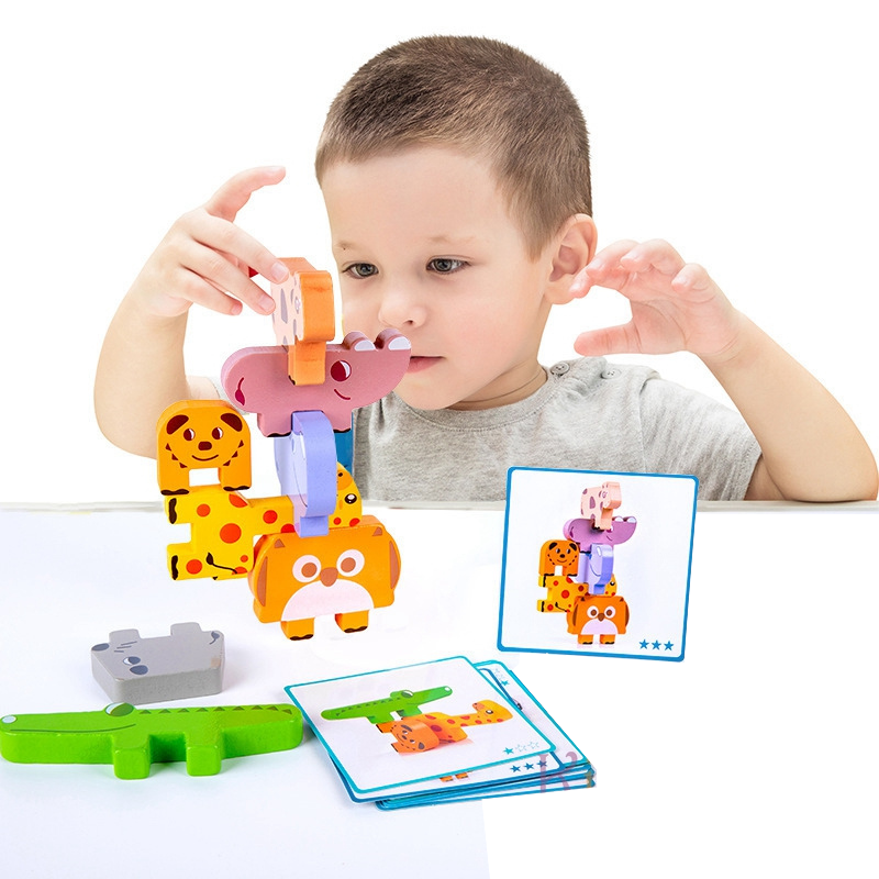 Stackozoo - Animaux en Bois ( 3 ans +)