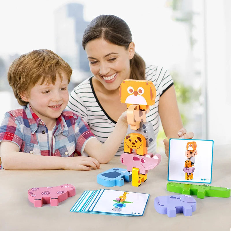 Stackozoo - Animaux en Bois ( 3 ans +)