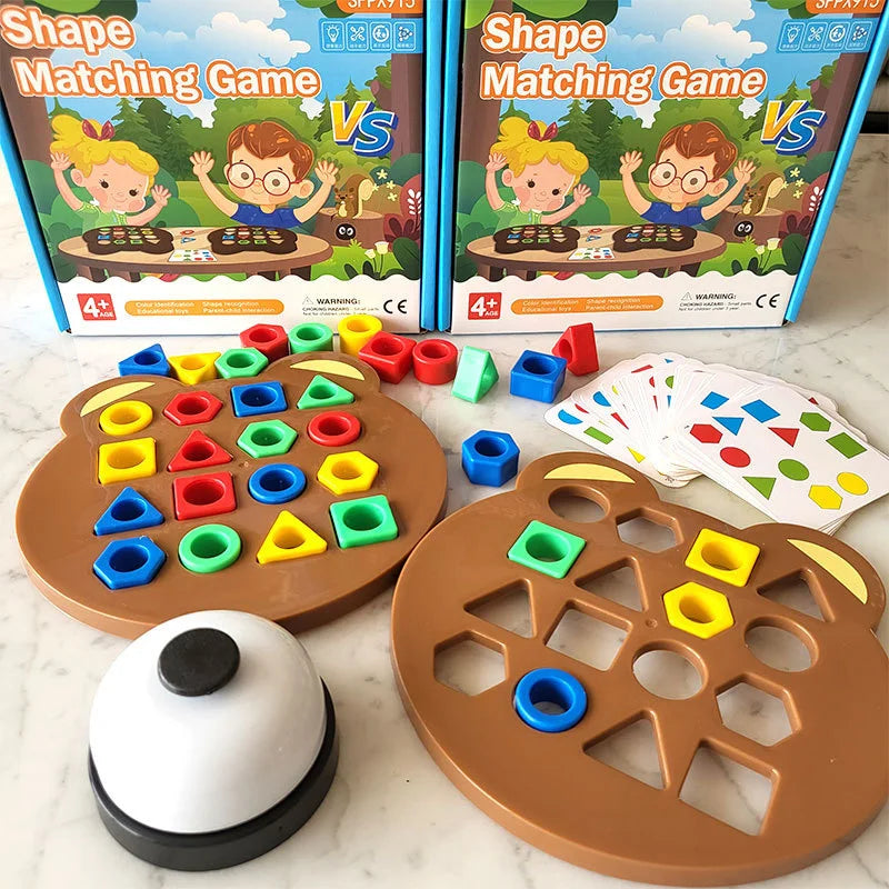 Jeu Éducatif d'Association de formes & couleurs (4 ans+)