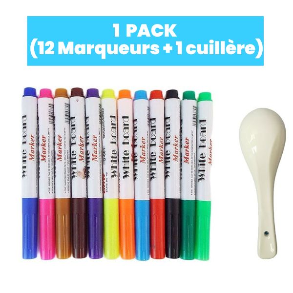 Marqueurs MagikPen + cuillère (2ans+)