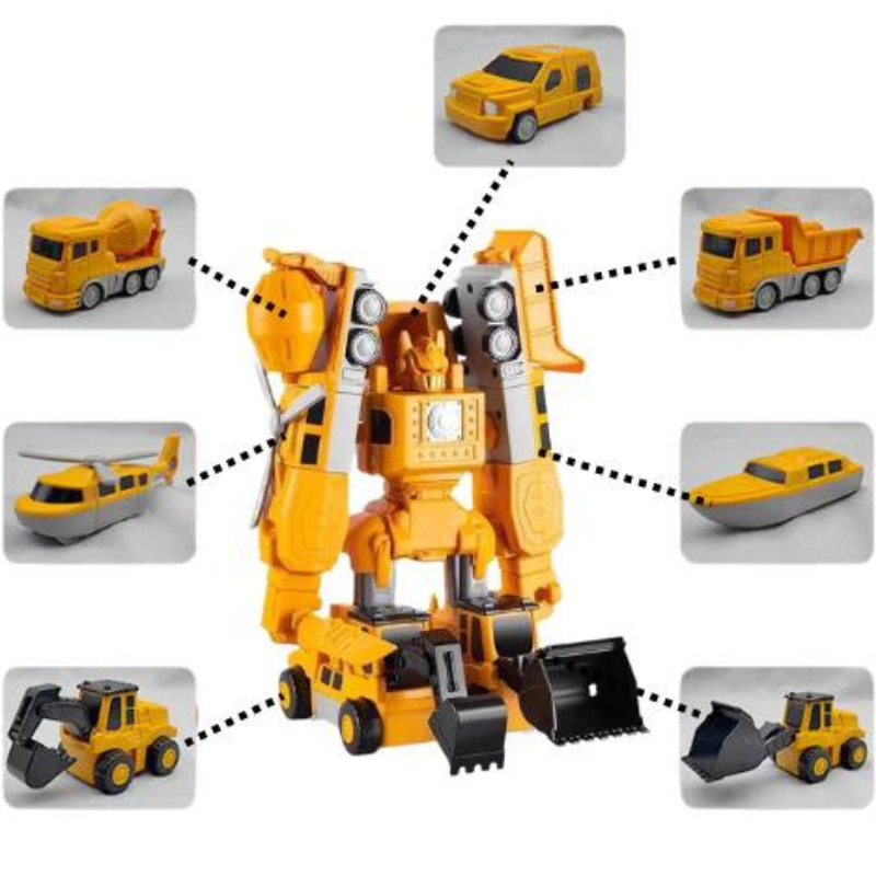 Transformo- Jouet modulaire magnétique (3 à 5 ans)