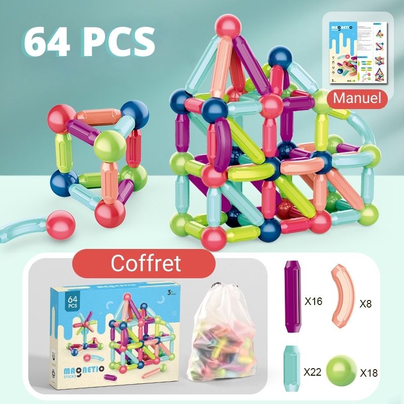 Kit Construction Magnétique (3 ans+)