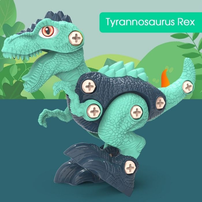 Coffret DELUXE 4 dinosaures + perceuse(4 ans et +)