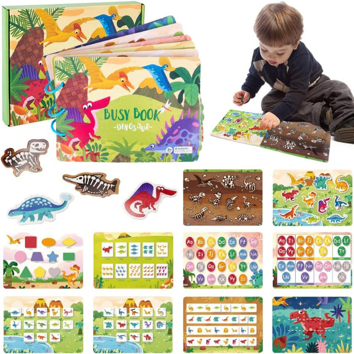 BusyBook Sensoriel (Anglais) 3 ans +