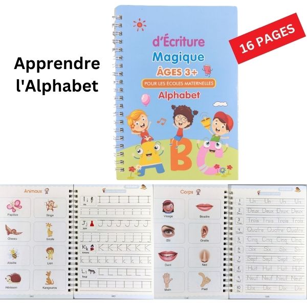 CalliPlay - Cahier d'Écriture Educatif et Réutilisable (3 à 9ans)