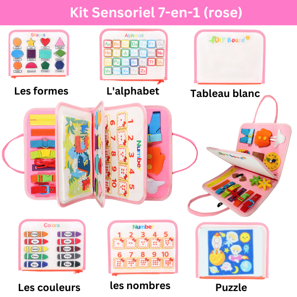Kit Sensoriel 7-en-1 ( 6 mois à 6 ans)