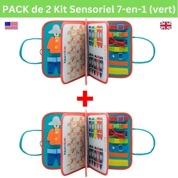 Kit Sensoriel 7-en-1 ( 6 mois à 6 ans)