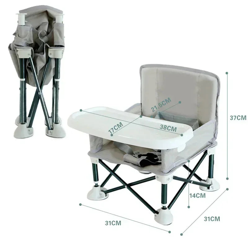 Croque-Table chaise pliable portable (6 mois à 3 ans)