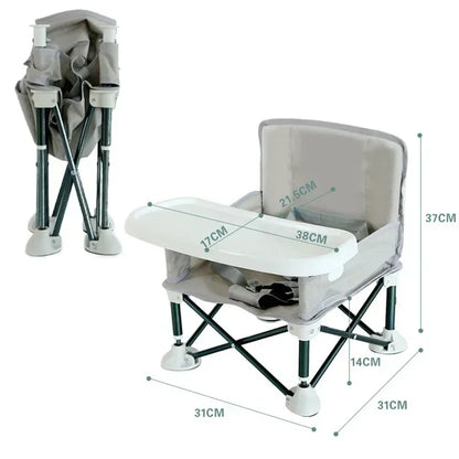 Croque-Table chaise pliable portable (6 mois à 3 ans)
