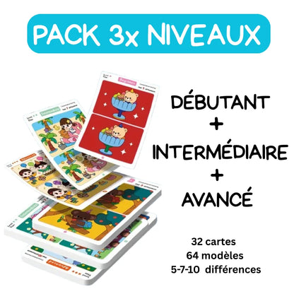 Jeu de Cartes “Cherche & Trouve” effaçable (3ans+)